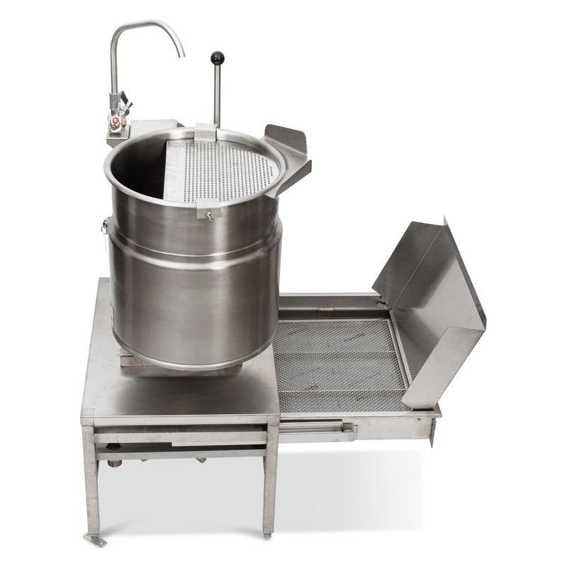 Cleveland KET6T 6 Gallon Tabletop Tilting 2/3 Steam Jacket Steam Electric Kettle