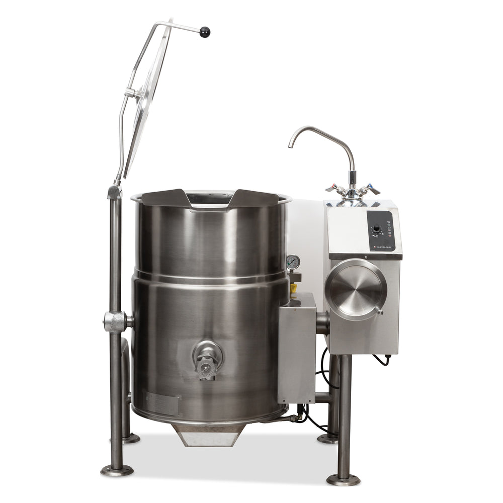 Cleveland KGL25T 25 Gallon Tilting 2/3 Steam Jacket Natural Gas Steam Kettle