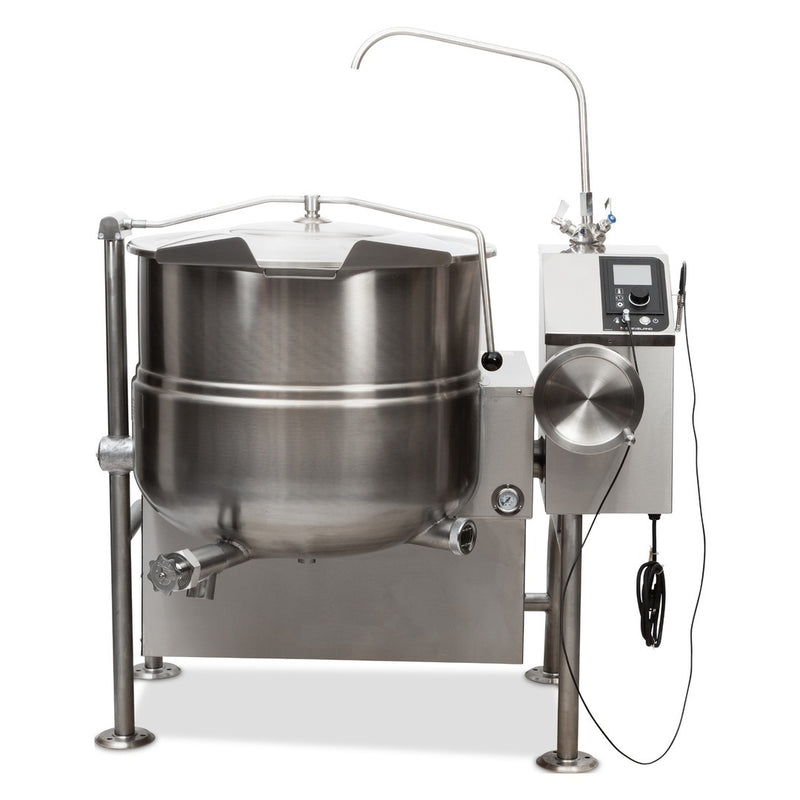 Cleveland KGL80T 80 Gallon Tilting 2/3 Steam Jacket Steam Natural Gas Kettle