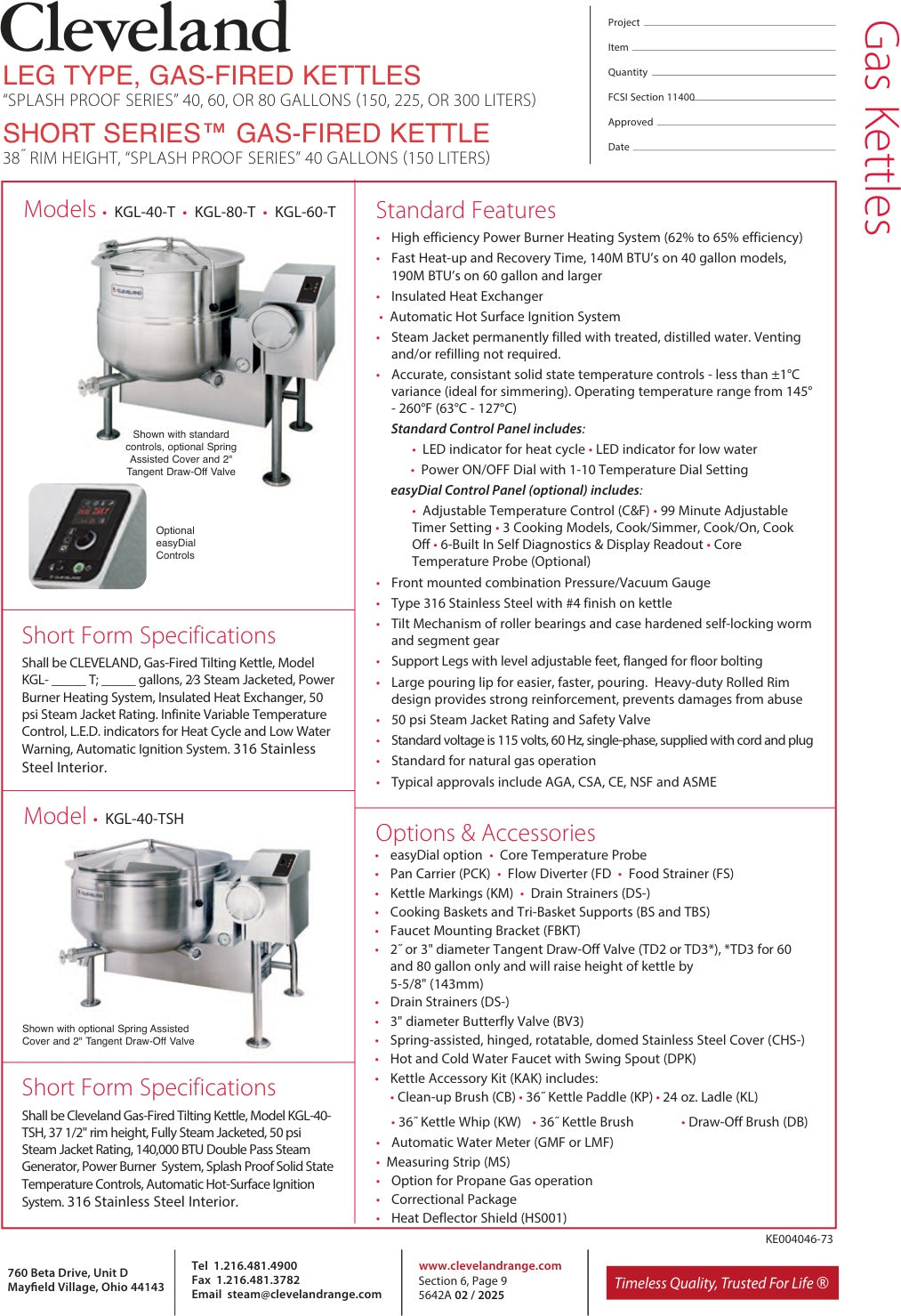 Spec Sheet