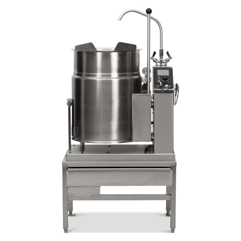 Cleveland KGT6T 6 Gallon Tabletop Tilting 2/3 Steam Jacket Natural Gas Steam Kettle