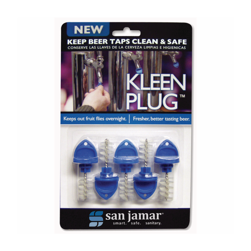 San Jamar Kleen Plug Beer Tap Plug, 5 /Pack
