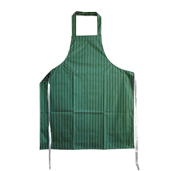 Kasco Butchers Apron, Green Striped