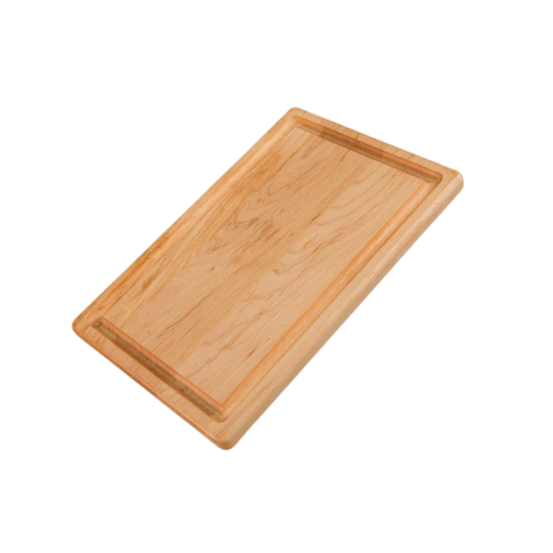 Labell Maple Cutting Board With Groove 8" x 12" x 0.75"