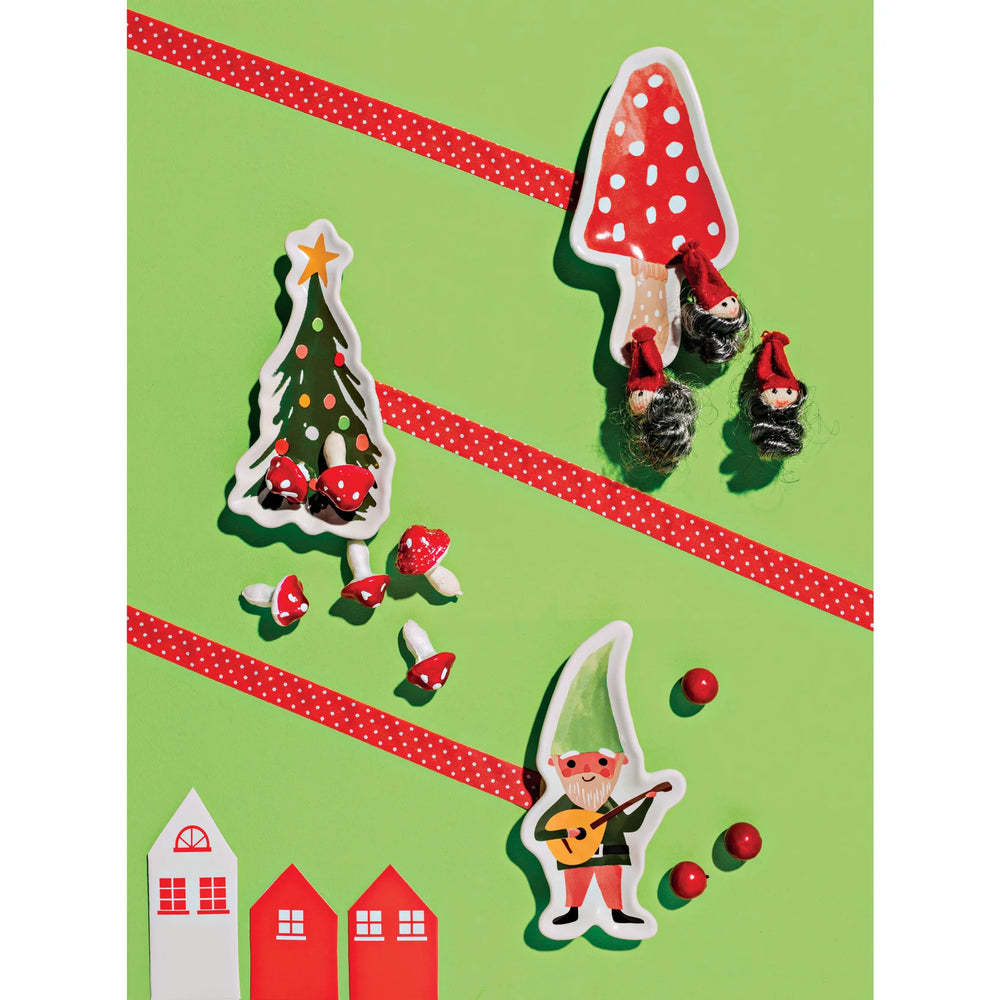 Jubilee Gnome For The Holidays Shaped Dish, Set of 3