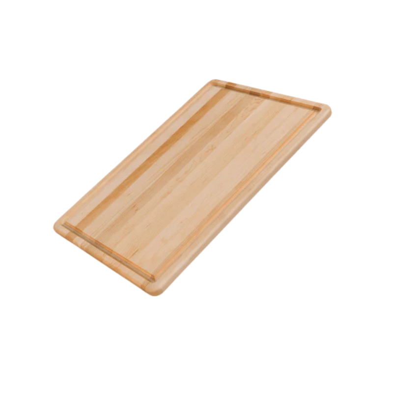 Labell Maple Cutting Board With Groove, 14" x 20" x 0.75"