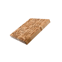 Labell Maple Butcher Block with Feet, 16" x 18" x 2"