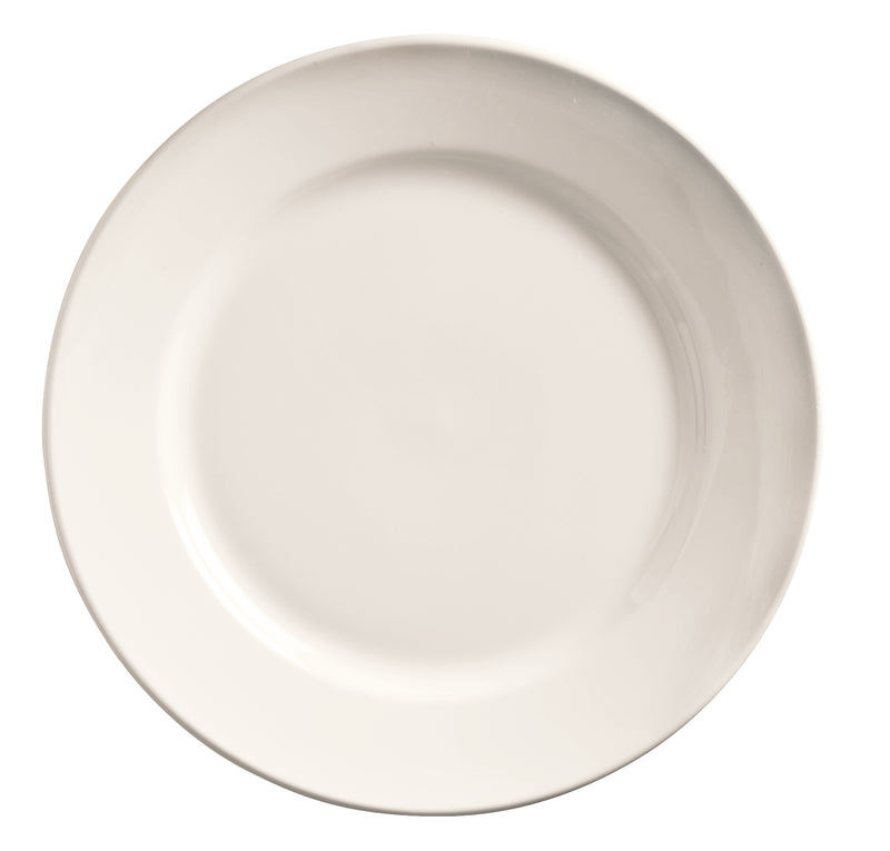 Libbey Porcelana 12" Wide Rim Plate, White 12 /Case