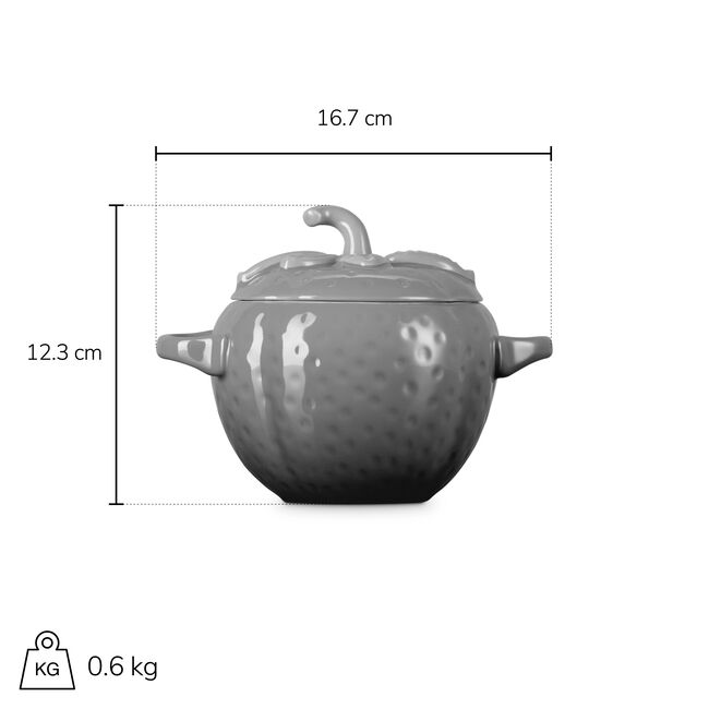 Le Creuset Limited Edition Strawberry Mini Cocotte, 0.57 L