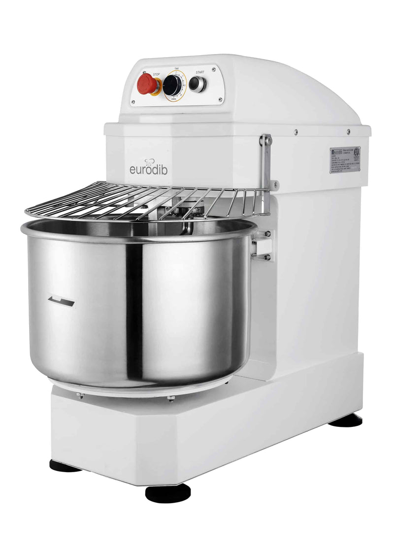Eurodib LM30T ETL 30 Qt Spiral Dough Mixer 240V, 1 Phase