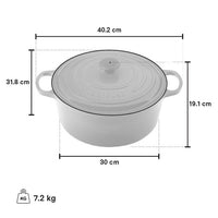 Le Creuset 8.1 Litre Round Dutch Oven, Flame