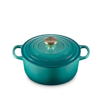 Le Creuset 6.7 Litre Round French Oven, Bleu Riviera