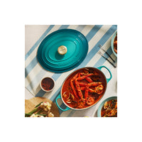 Le Creuset 4.7 Litre Oval Dutch Oven, Bleu Riviera