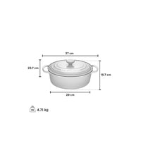 Le Creuset 4.7 Litre Oval Dutch Oven, Bleu Riviera
