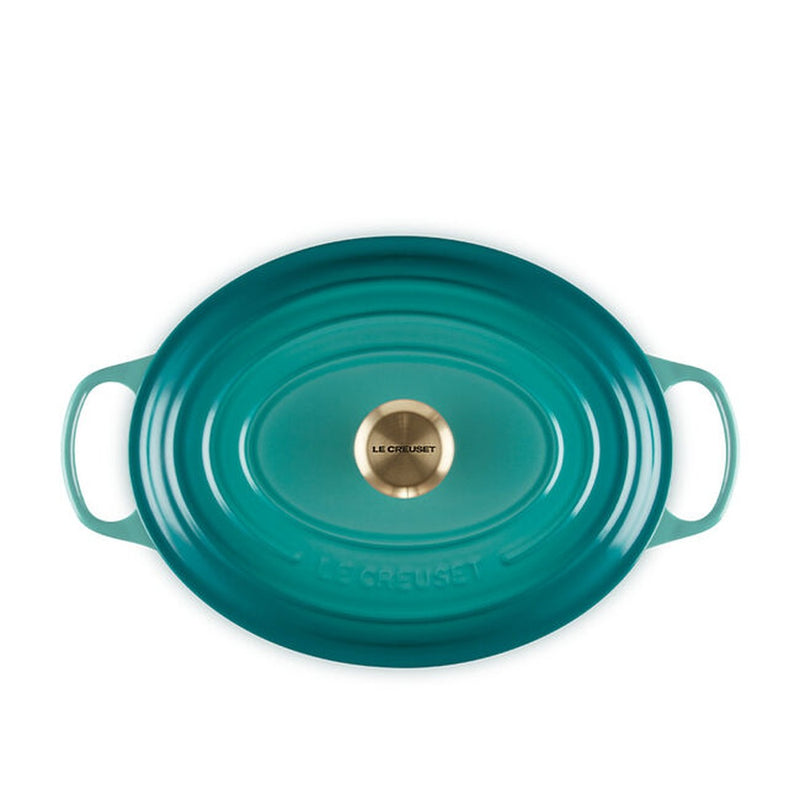 Le Creuset 6.3 Litre Oval Dutch Oven, Bleu Riviera