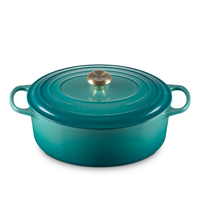 Le Creuset 6.3 Litre Oval Dutch Oven, Bleu Riviera