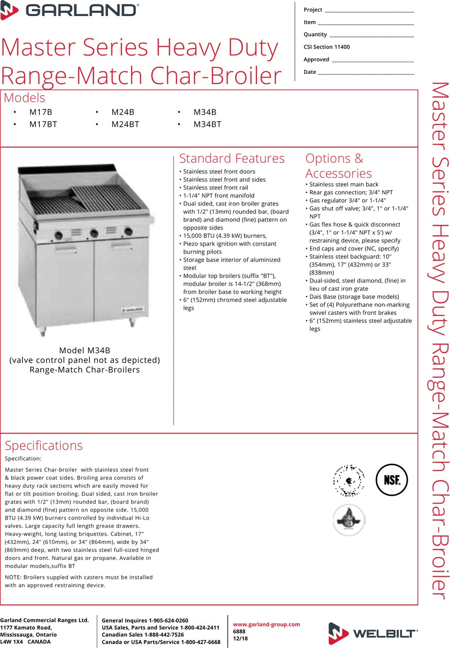 Spec Sheet