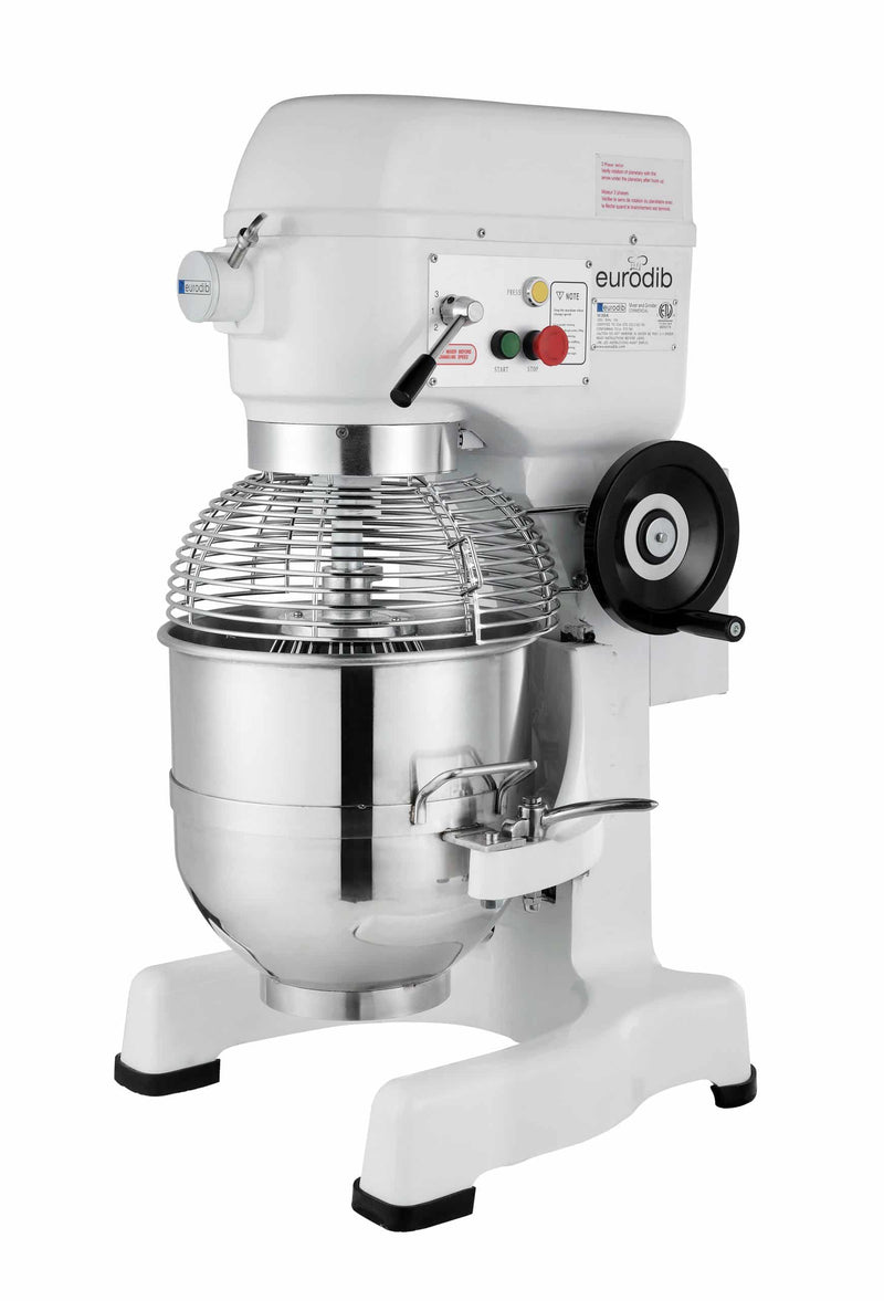 Eurodib M30A ETL 30 Qt Planetary Mixer 3-Speed 110V, 2 HP