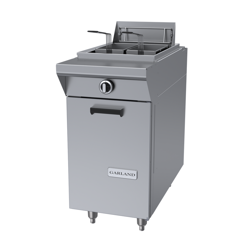 Garland Master Series 35 lb Range Match Floor Fryer Natural Gas 110,000 BTU