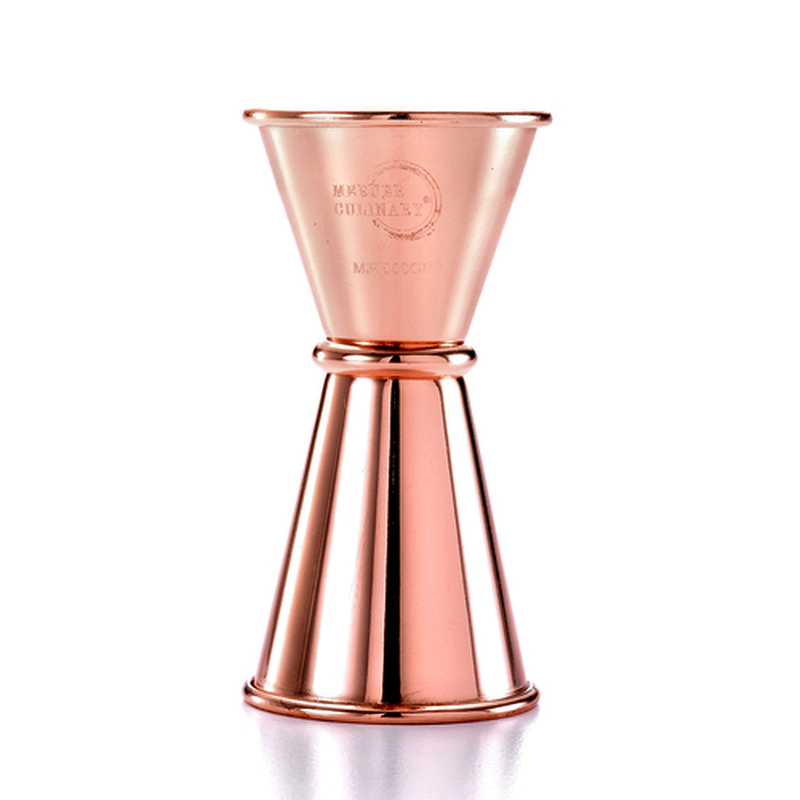 Barfly 0.5 Oz x 0.75 Oz Jigger, Copper