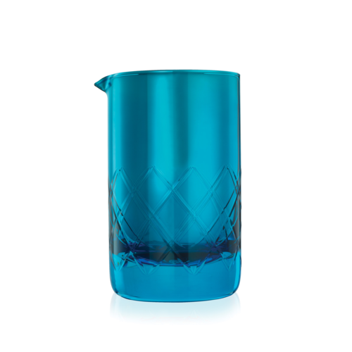 Barfly 17 Oz Mixing Glass with Pouring Spout, Blue