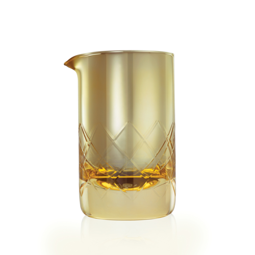 Barfly 17 Oz Mixing Glass with Pouring Spout, Gold