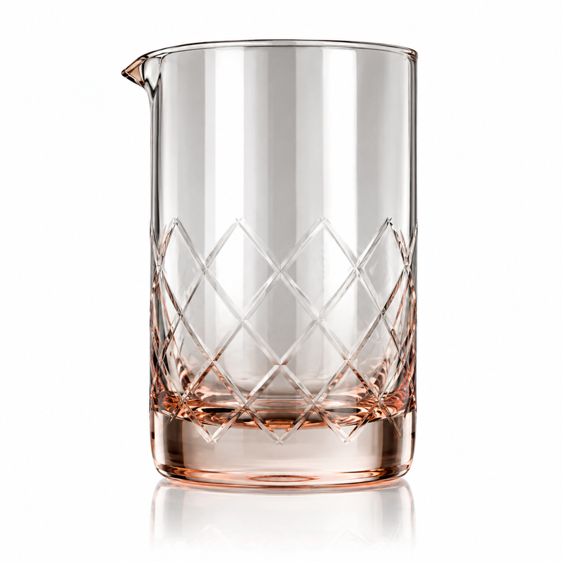 Barfly 17 Oz Mixing Glass with Pouring Spout, Rose