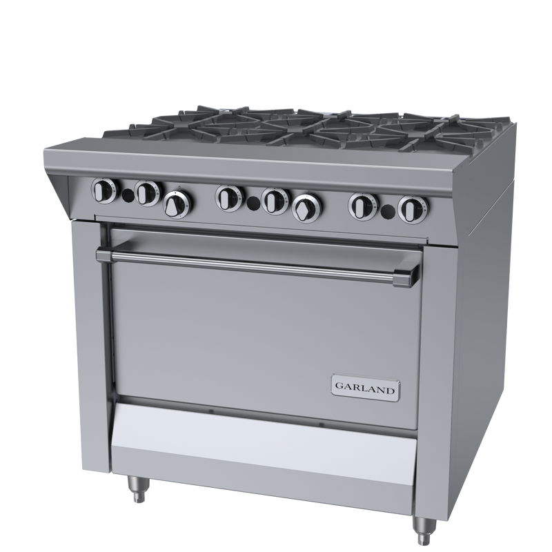 Garland Master Series Heavy Duty 34" Range with 6 Burners & Standard Oven
