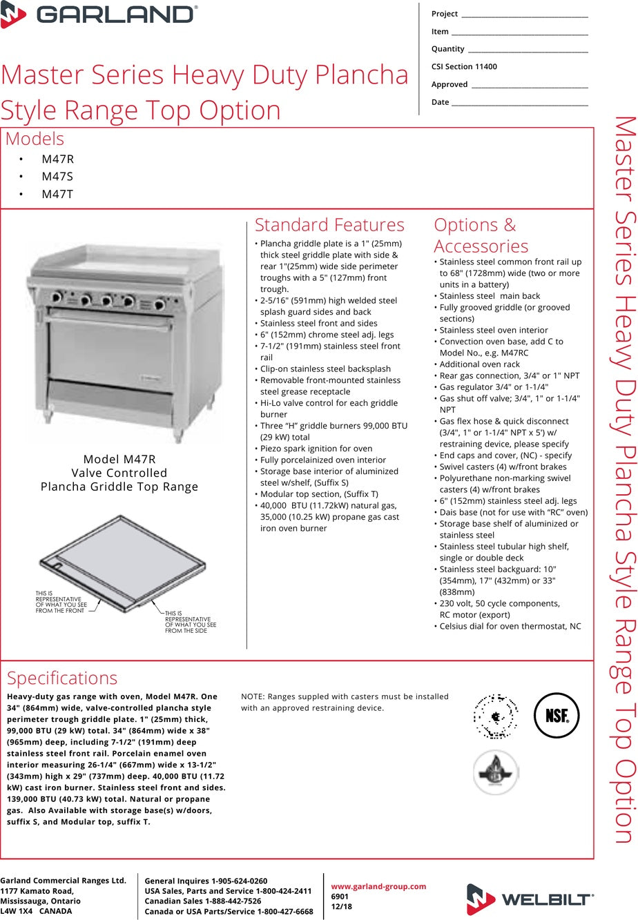 Spec Sheet