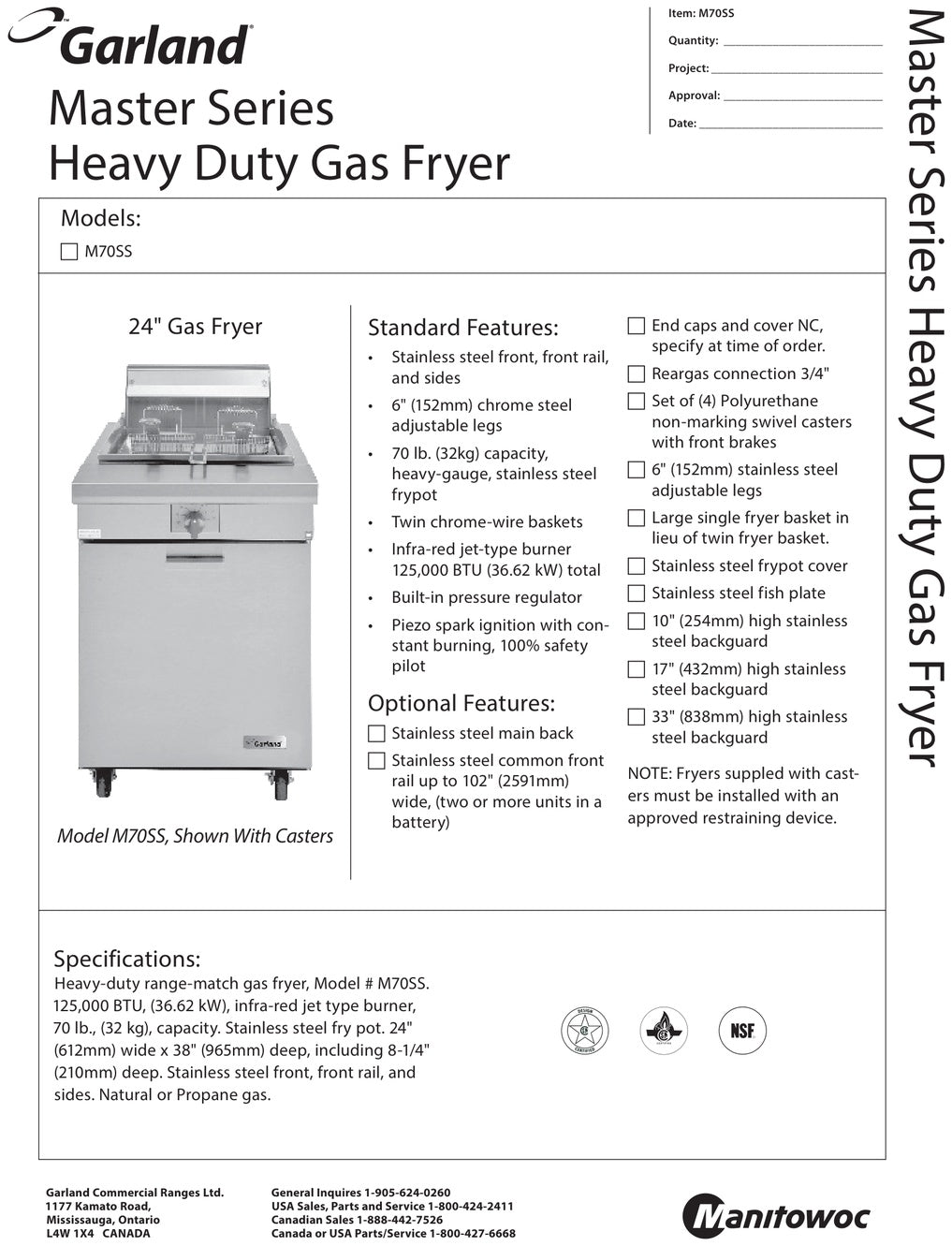 Spec Sheet