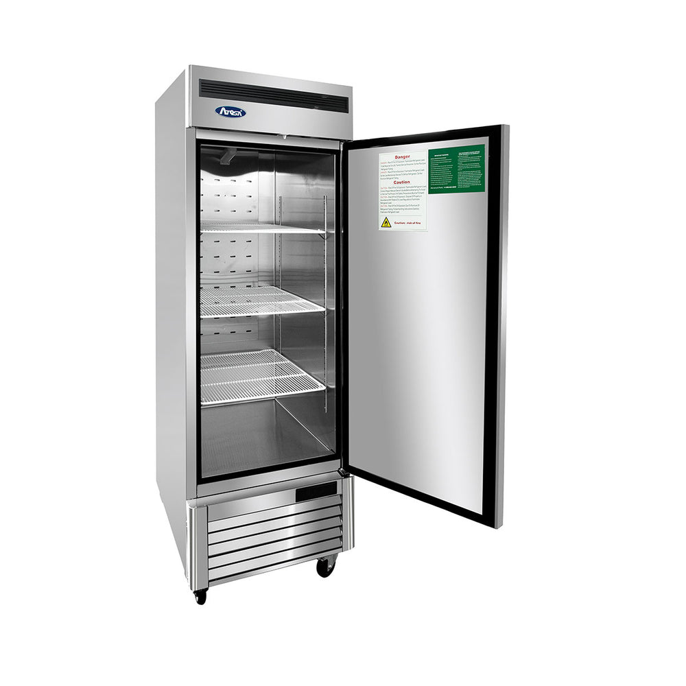 Atosa 27" Reach In Refrigerator with 1 Solid Left Hinge Door