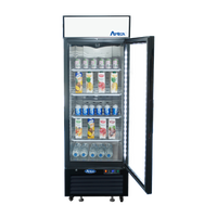 Atosa MCF8720GR 27" Merchandising Freezer with 1 Glass Door - Black