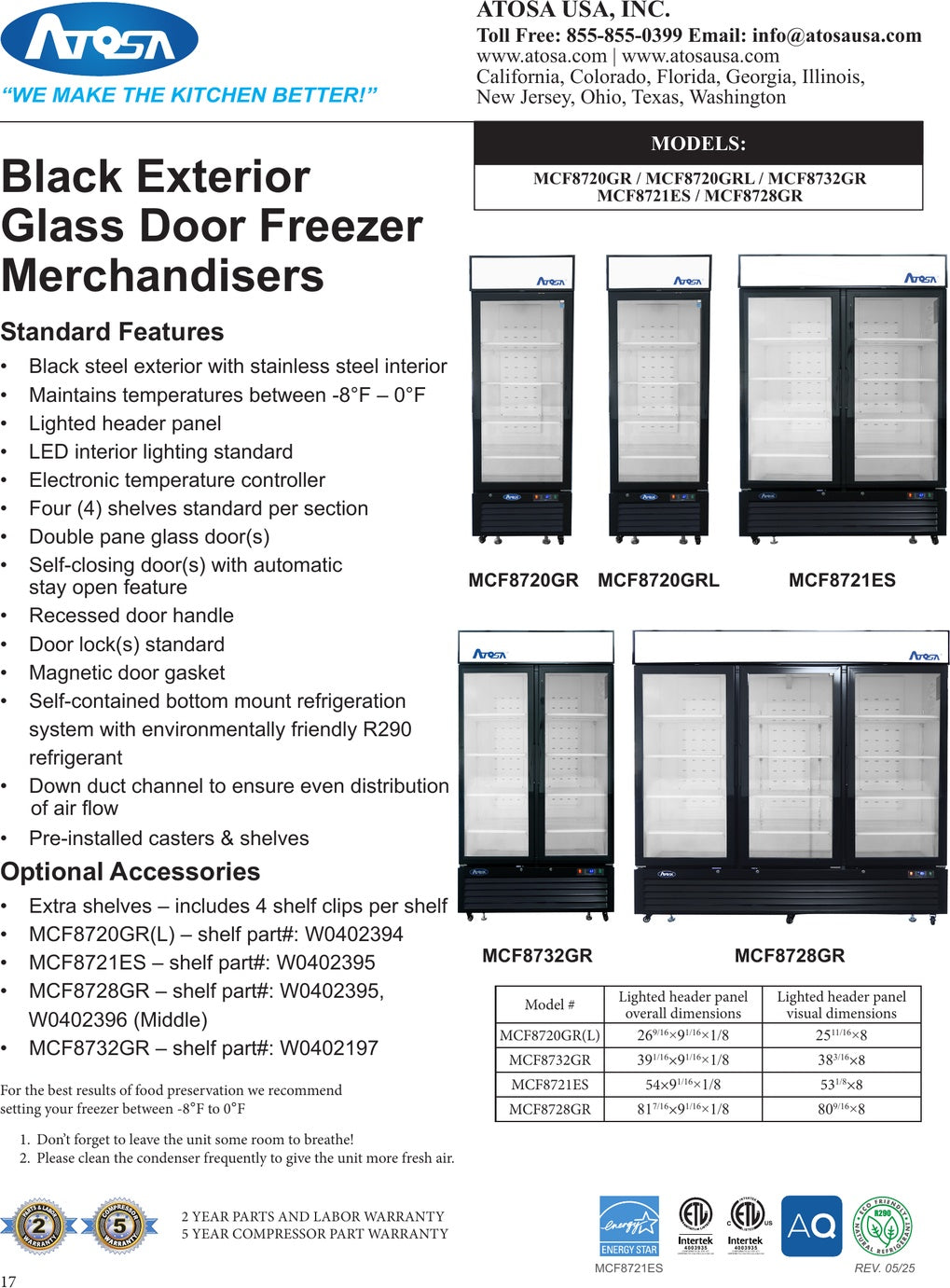 Spec Sheet