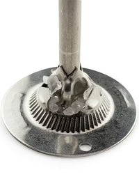 Peugeot Line 5” Salt Mill in Beachwood and Brushed Aluminum