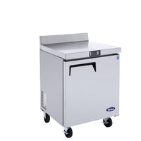 Atosa 27" Worktop Refrigerator with 1 Solid Door