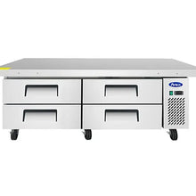 Atosa 76" Refrigerated Chef Base with 4 Drawers