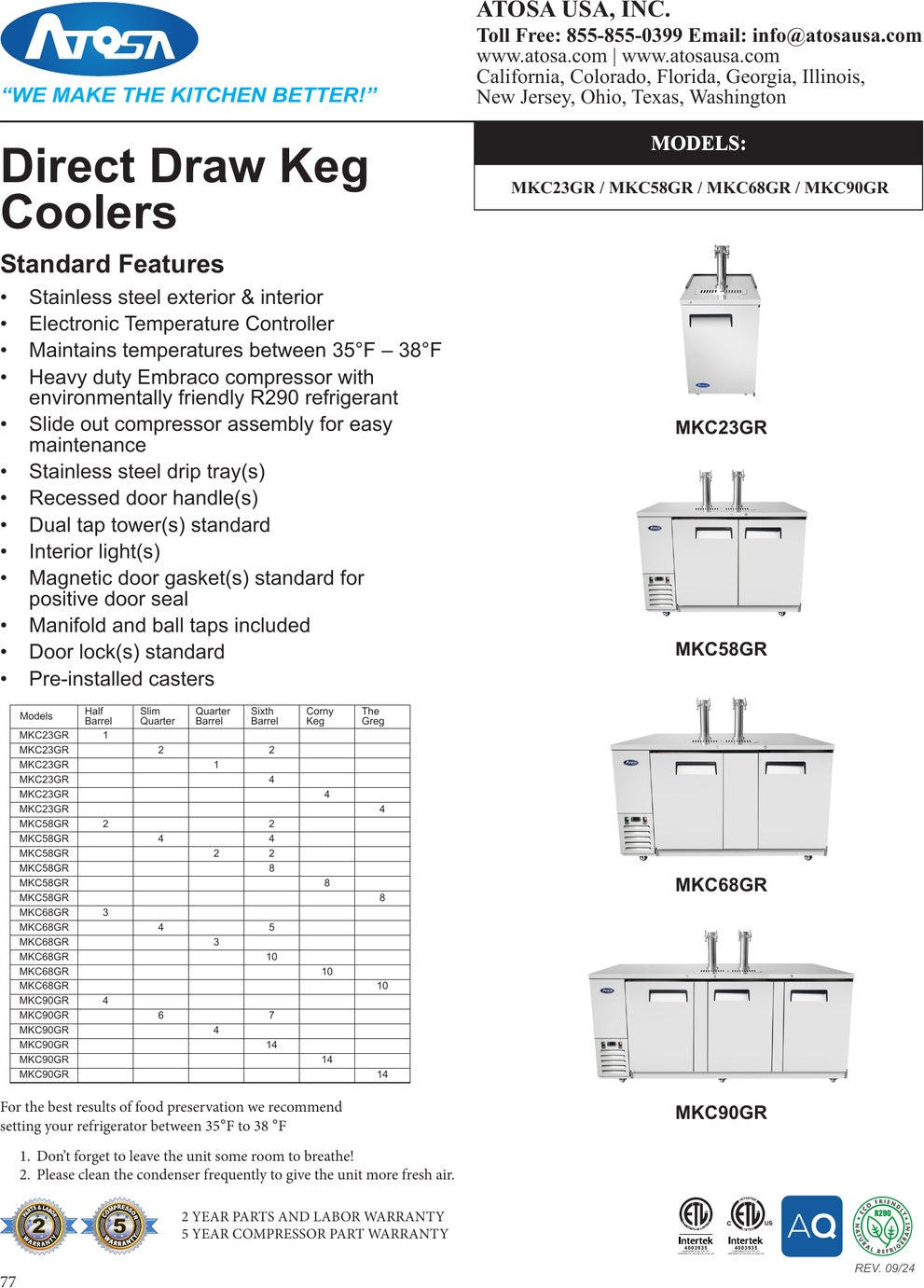 Spec Sheet