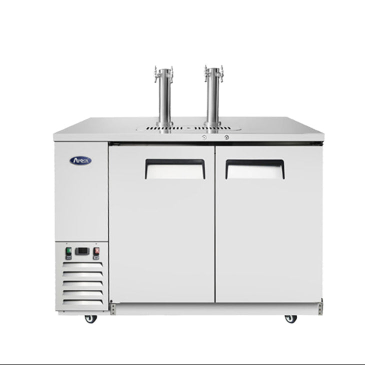 Atosa 58" Draft Beer System 2 Taps & 2 Keg Capacity, Stainless Steel