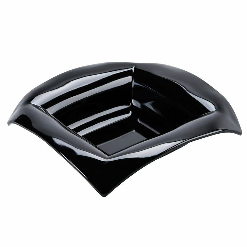G.E.T. Geneva 2 Qt Square Bowl, Black
