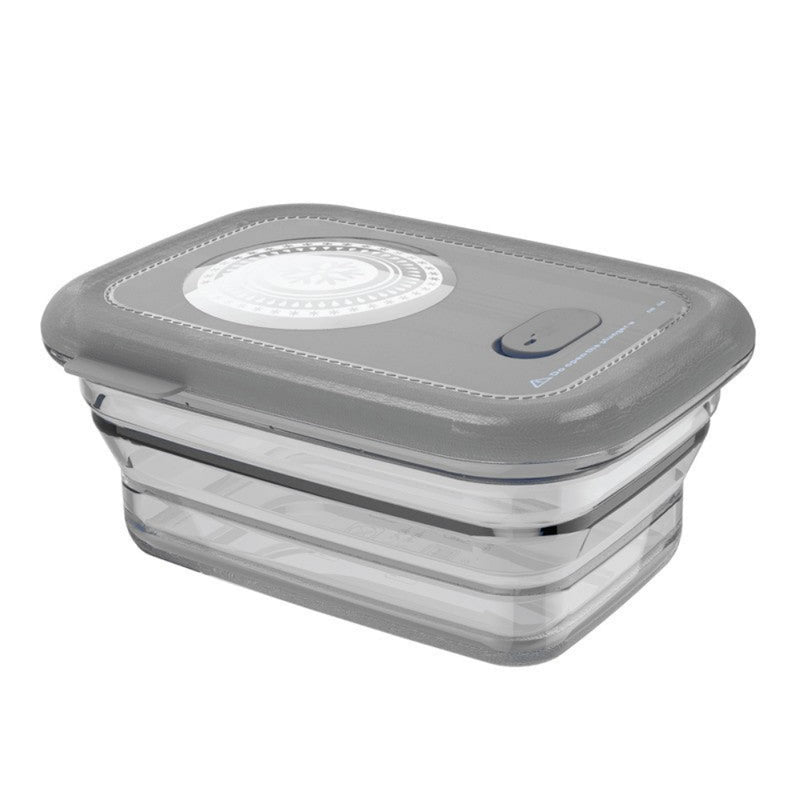 Minimal 860 ml Collapsible Food Container, Silicone