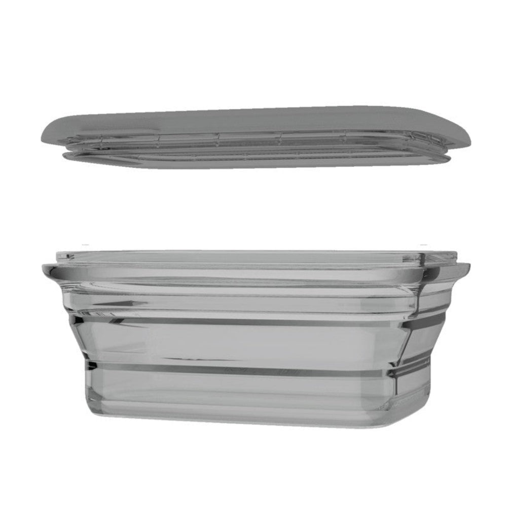Minimal 860 ml Collapsible Food Container, Silicone