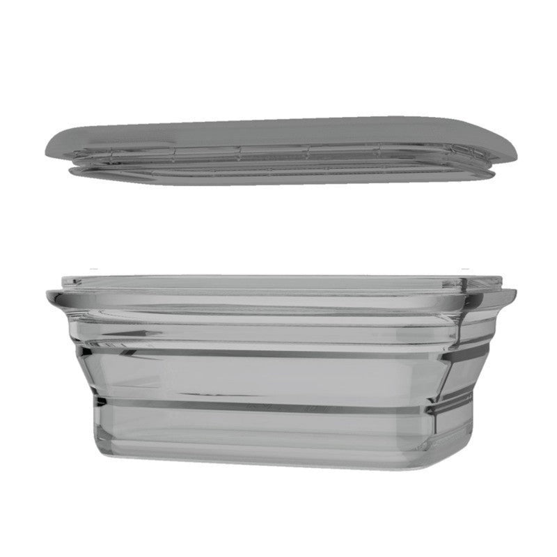 Minimal 860 ml Collapsible Food Container, Silicone