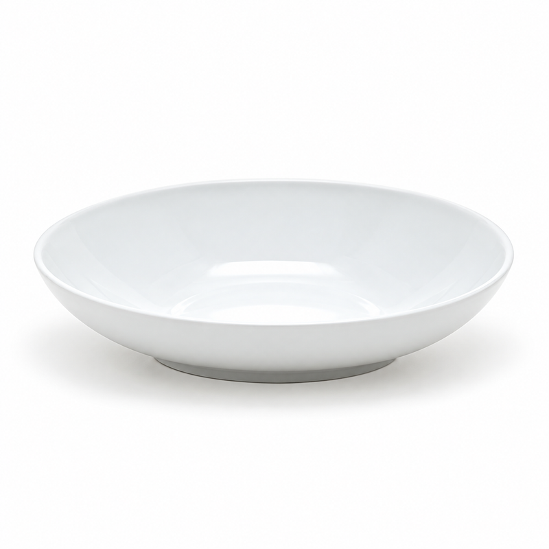 Front Of The House Ellipse 18 Oz Oval Slanted Bowl, White 4 /Case