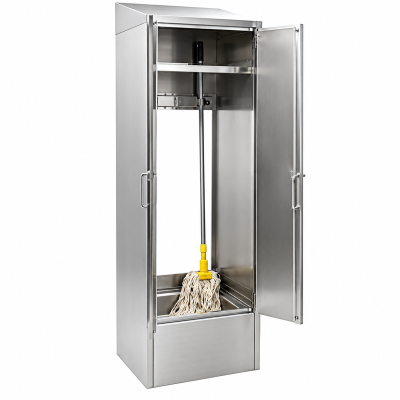 Eagle Group Single Width Mop Sink Storage Cabinet