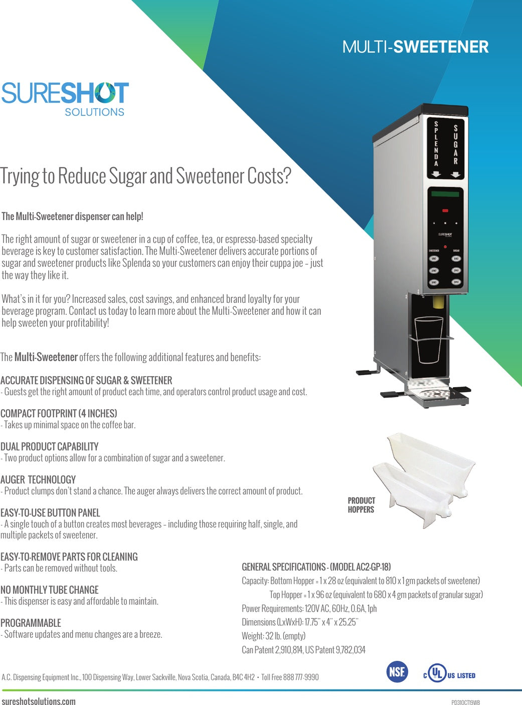 Spec Sheet