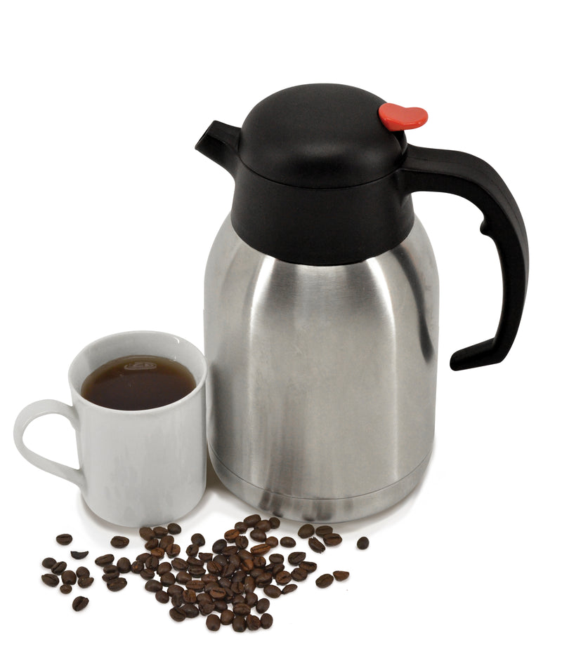 Nella 1.5 Litre Thermal Insulated Coffee Carafe, Double Wall Stainless Steel