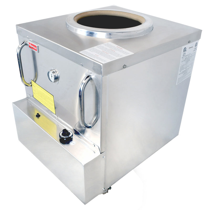 Nella 34" Square Tandoor Clay Oven, Natural Gas