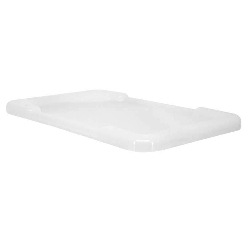 Nella Lid for Meat Lug Tote Boxes, White