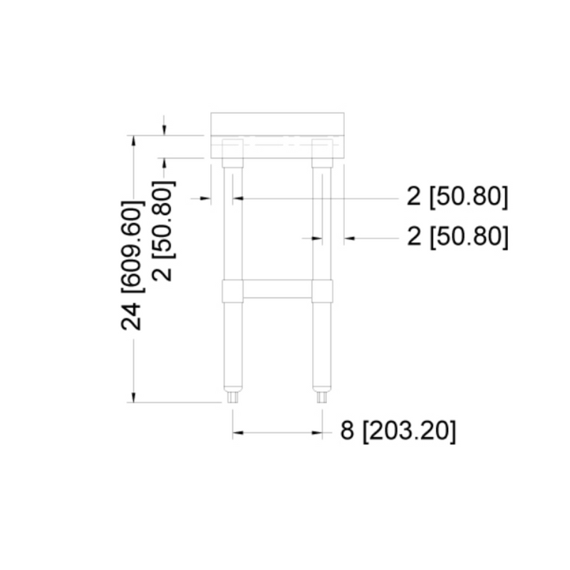 Nella 30" x 12" Equipment Stand, Stainless Steel