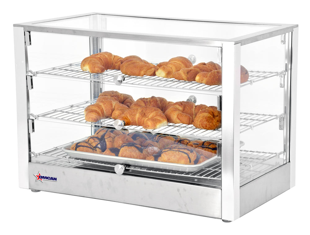 Nella 28" Countertop Display Warmer with 3 Front & Back Hinged Doors